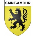 Saint-Amour 39 ville sticker blason écusson autocollant adhésif