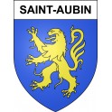 Saint-Aubin Sticker wappen, gelsenkirchen, augsburg, klebender aufkleber