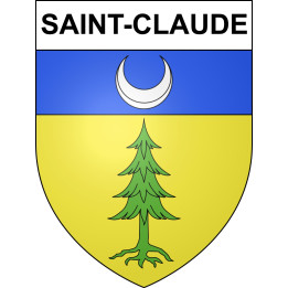 Saint-Claude 39 ville sticker blason écusson autocollant adhésif