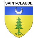 Saint-Claude Sticker wappen, gelsenkirchen, augsburg, klebender aufkleber