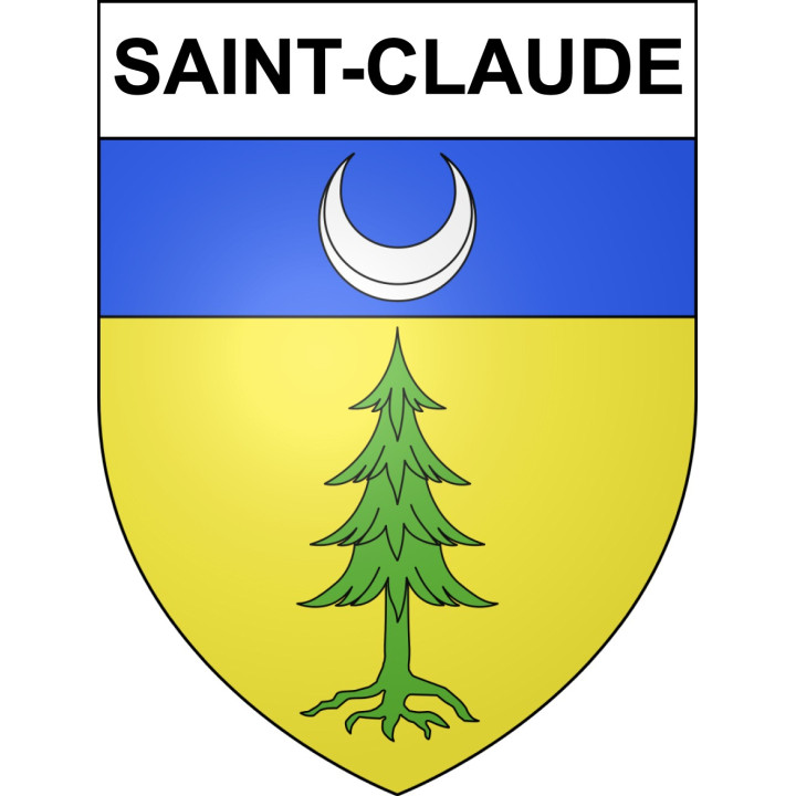 Saint-Claude 39 ville sticker blason écusson autocollant adhésif
