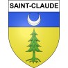 Saint-Claude Sticker wappen, gelsenkirchen, augsburg, klebender aufkleber