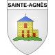 Sainte-Agnès 39 ville sticker blason écusson autocollant adhésif
