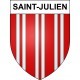 Pegatinas escudo de armas de Saint-Julien adhesivo de la etiqueta engomada
