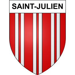 Saint-Julien Sticker wappen, gelsenkirchen, augsburg, klebender aufkleber