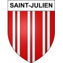 Saint-Julien Sticker wappen, gelsenkirchen, augsburg, klebender aufkleber