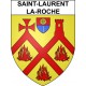 Saint-Laurent-la-Roche Sticker wappen, gelsenkirchen, augsburg, klebender aufkleber