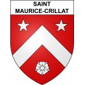 Saint-Maurice-Crillat Sticker wappen, gelsenkirchen, augsburg, klebender aufkleber