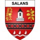 Salans 39 ville sticker blason écusson autocollant adhésif