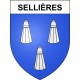 Sellières 39 ville sticker blason écusson autocollant adhésif