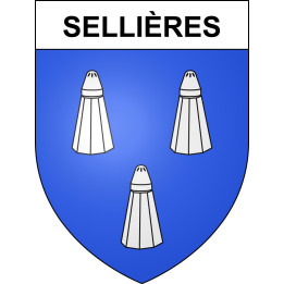 Sellières Sticker wappen, gelsenkirchen, augsburg, klebender aufkleber