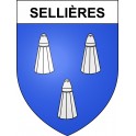 Sellières 39 ville sticker blason écusson autocollant adhésif