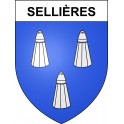 Sellières Sticker wappen, gelsenkirchen, augsburg, klebender aufkleber