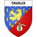 Tavaux 39 ville sticker blason écusson autocollant adhésif