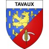 Tavaux Sticker wappen, gelsenkirchen, augsburg, klebender aufkleber