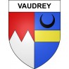Pegatinas escudo de armas de Vaudrey adhesivo de la etiqueta engomada