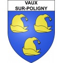 Stickers coat of arms Vaux-sur-Poligny adhesive sticker