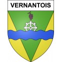 Vernantois 39 ville sticker blason écusson autocollant adhésif