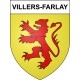 Villers-Farlay Sticker wappen, gelsenkirchen, augsburg, klebender aufkleber