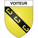 Voiteur Sticker wappen, gelsenkirchen, augsburg, klebender aufkleber