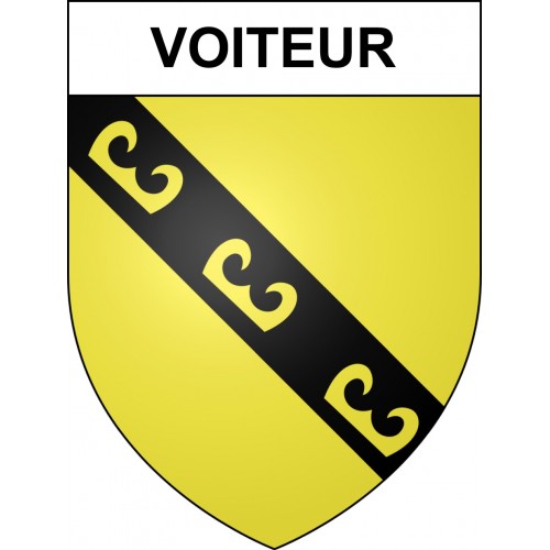 Voiteur Sticker wappen, gelsenkirchen, augsburg, klebender aufkleber