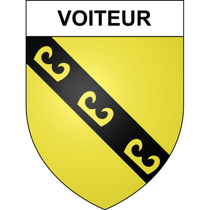 Pegatinas escudo de armas de Voiteur adhesivo de la etiqueta engomada
