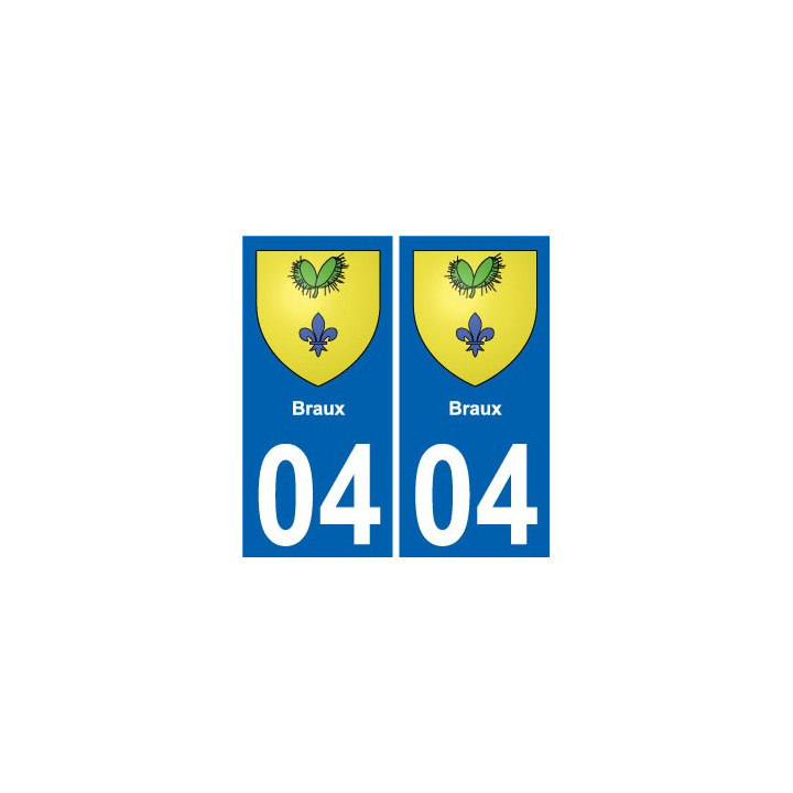 64 Pau sticker plate registration city