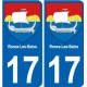 64 Pau placa etiqueta de registro de la ciudad