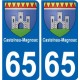 64 Pau adesivo piastra di registrazione city