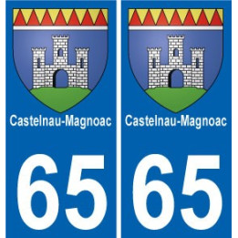 64 Pau sticker plate registration city