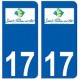 17 Saint-Palais-sur-Mer logo ville autocollant plaque