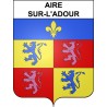 Aire-sur-l'Adour Sticker wappen, gelsenkirchen, augsburg, klebender aufkleber