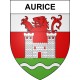 Aurice 40 ville sticker blason écusson autocollant adhésif