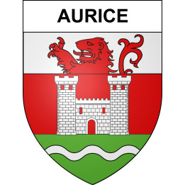 Aurice 40 ville sticker blason écusson autocollant adhésif