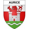Pegatinas escudo de armas de Aurice adhesivo de la etiqueta engomada
