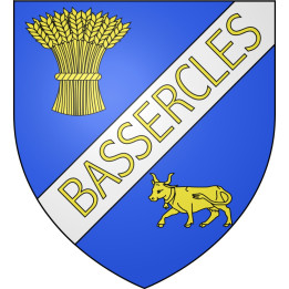 Stickers coat of arms Bassercles adhesive sticker