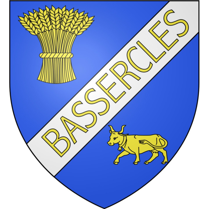 Stickers coat of arms Bassercles adhesive sticker