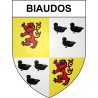 Stickers coat of arms Biaudos adhesive sticker
