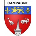 Campagne 40 ville sticker blason écusson autocollant adhésif