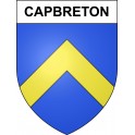 Capbreton 40 ville sticker blason écusson autocollant adhésif