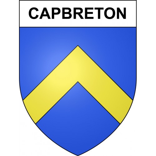 Stickers coat of arms Capbreton adhesive sticker