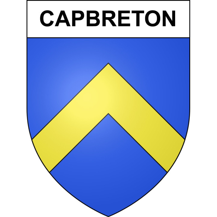 Capbreton Sticker wappen, gelsenkirchen, augsburg, klebender aufkleber