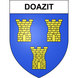 Doazit Sticker wappen, gelsenkirchen, augsburg, klebender aufkleber