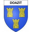 Doazit 40 ville sticker blason écusson autocollant adhésif