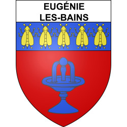 Eugénie-les-Bains Sticker wappen, gelsenkirchen, augsburg, klebender aufkleber
