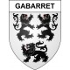 Stickers coat of arms Gabarret adhesive sticker