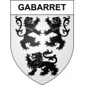 Adesivi stemma Gabarret adesivo