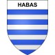 Pegatinas escudo de armas de Habas adhesivo de la etiqueta engomada