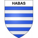 Pegatinas escudo de armas de Habas adhesivo de la etiqueta engomada