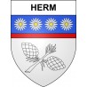 Herm Sticker wappen, gelsenkirchen, augsburg, klebender aufkleber